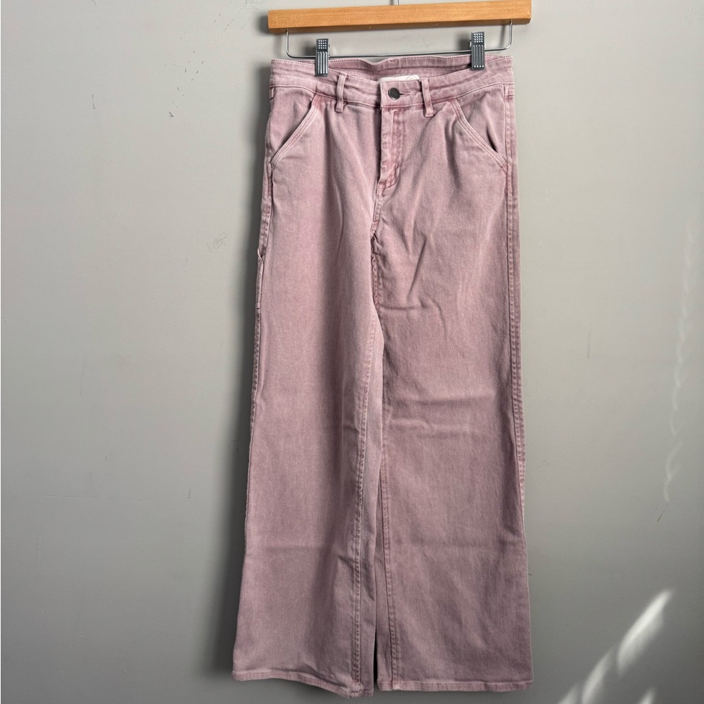 Pink Wide-Leg treasure and bond Jeans